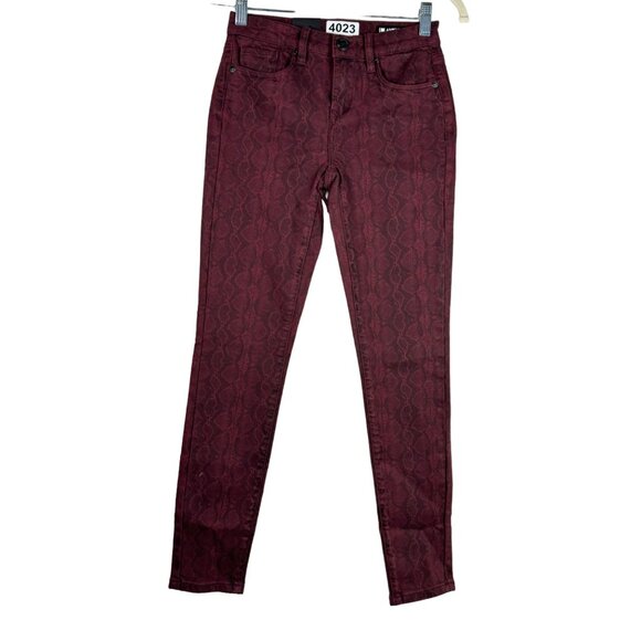 🟣🟣 Blank NYC Womens Reade Crop Skinny Dark Wash Jeans Size 24 - Picture 1 of 13